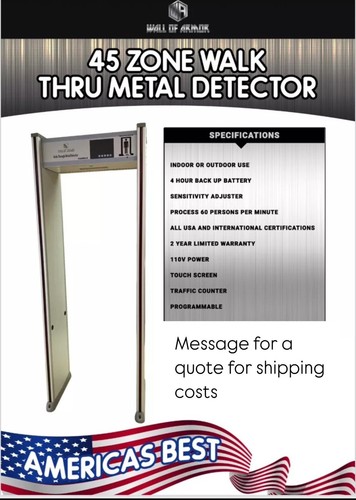 Walk through metal detector - walk-through, detector.